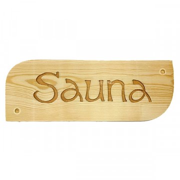 Табличка "Sauna" 
