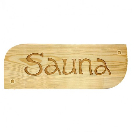 Табличка "Sauna" 