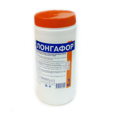 Лонгафор 1 кг, медленнорастваримый хлор в таблетках 200 г