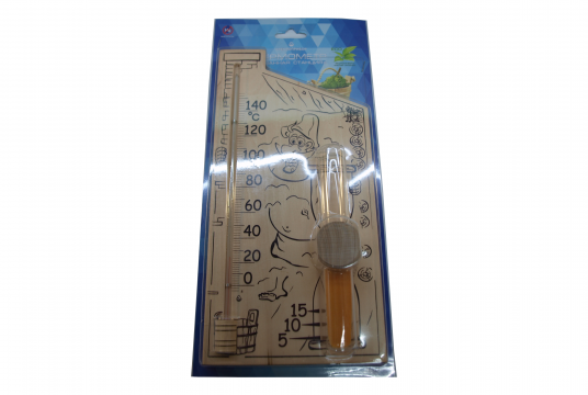 Термометр для сауны БС-2  с часами песочными