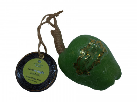 Натуральное СПА мыло фруктовое HEALTHCARE Зеленое яблоко 100 г