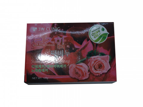 Мыло кусковое 3W CLINIC РОЗА Rose Hip Beauty Soap 120 г